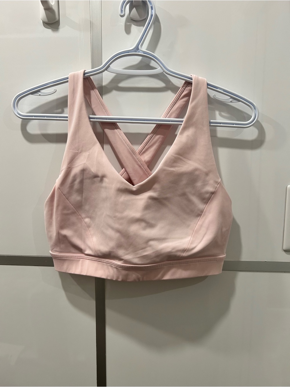 lululemon athletica Light Pink Cross-Back Padded Sports Bra